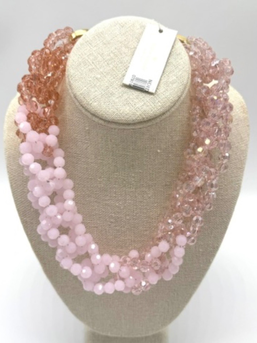 Brand New Kate Spade New York "The Bead Goes On" Twisted Glass Beaded Necklace
